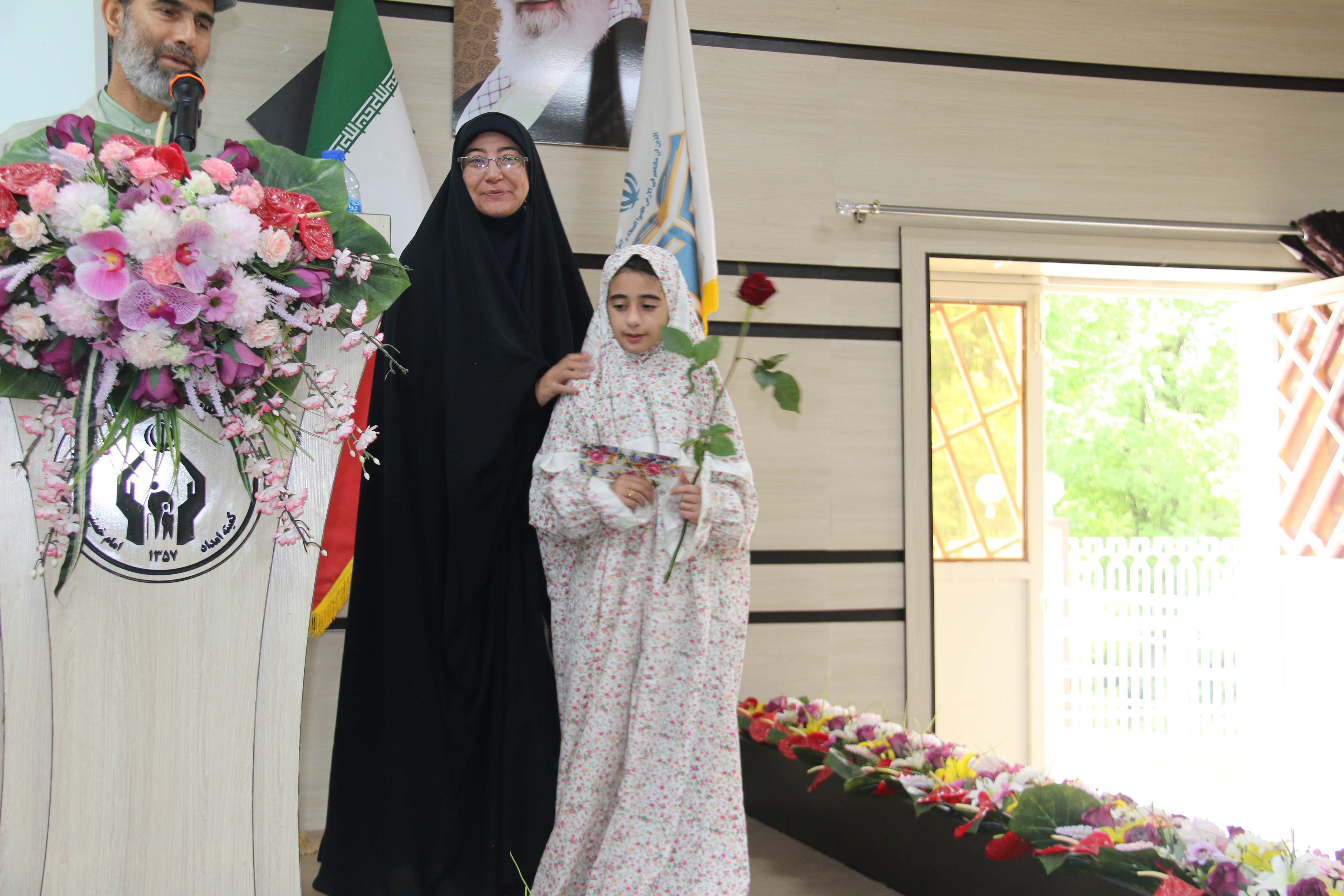 برگزاری جشن تکلیف دختران ماه در کمیته امداد کهگیلویه و بویراحمد