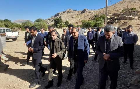 برگزاری اردوی جهادی مدیران کل ادارات کهگیلویه و بویراحمد در روستای سیوکی جلیل 