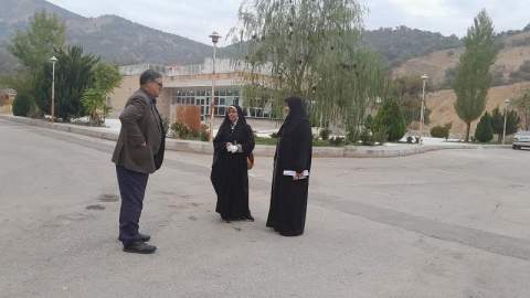 برگزاری اردوی دانش آموزان دختر دیشموکی در اردوگاه فرهنگی تربیتی کمیته امداد 