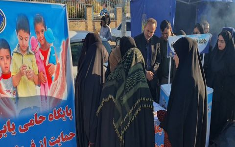 برپایی موکب کمیته امداد در مسیر تشییع شهدای گمنام در کهگیلویه و بویراحمد
