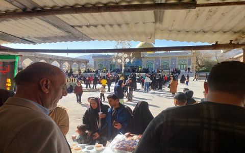 برپایی موکب کمیته امداد در مسیر تشییع شهدای گمنام در کهگیلویه و بویراحمد