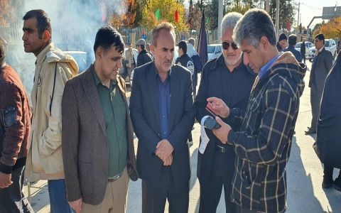 برپایی موکب کمیته امداد در مسیر تشییع شهدای گمنام در کهگیلویه و بویراحمد