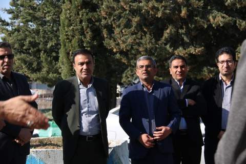 تجدید پیمان مدیرکل کمیته امدادکهگیلویه و بویراحمد با شهدا در اولین روز کاری