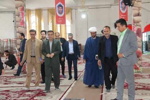 تجدید پیمان مدیرکل کمیته امدادکهگیلویه و بویراحمد با شهدا در اولین روز کاری