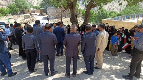 برگزاری اردوی جهادی  کمیته امداد کهگیلویه و بویراحمد در روستای  بالرود از توابع زیلایی مارگون 
