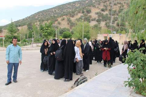 برگزاری اردوی تابستانه دانش آموزان دختر مقطع متوسطه اول تحت پوشش کمیته امداد